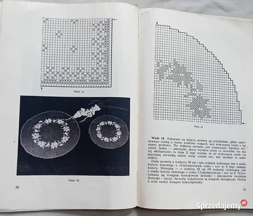 Wera Tuszyńska Roboty siatkowe WPLiS 1959 r Koźminek