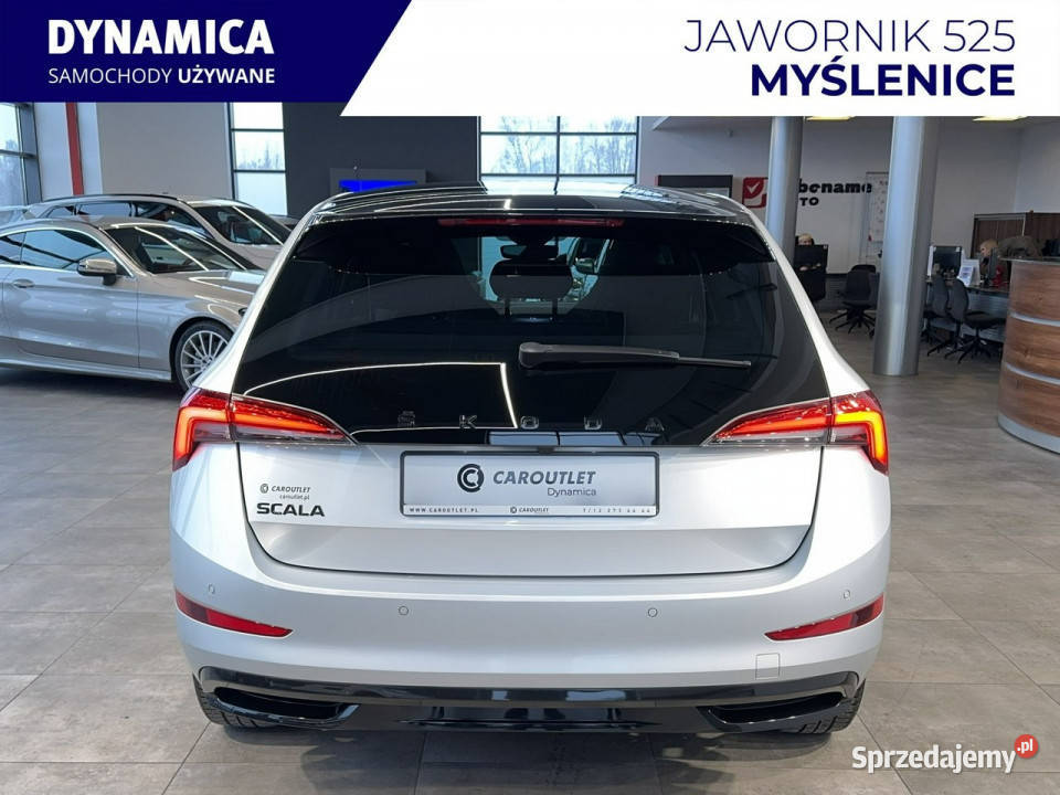 koda Scala VAT 23 Monte Carlo 15TSI 150 DSG 2023 srebrny Scala małopolskie Myślenice