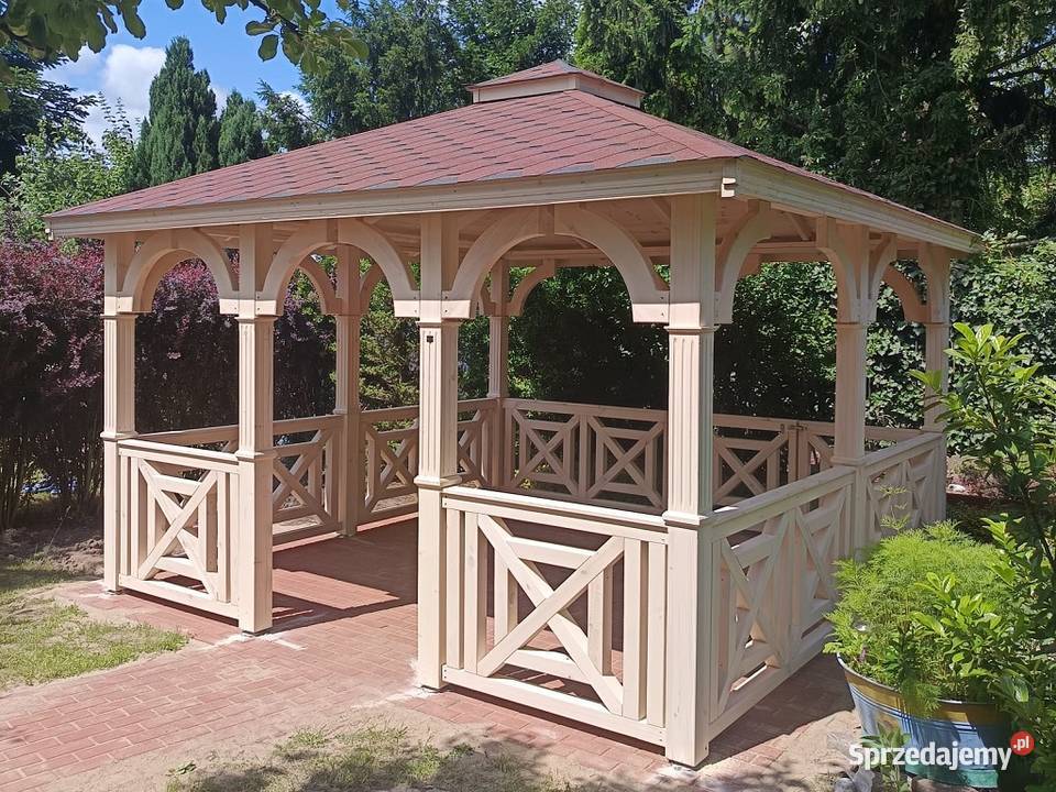 ALTANA 18 4x4 DREWNIANA KWADRAT OGRODOWA ALTANKA Parzymiechy