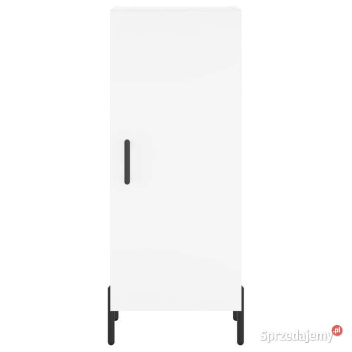 Wysoka szafka biała 345x34x180 materiał Warszawa