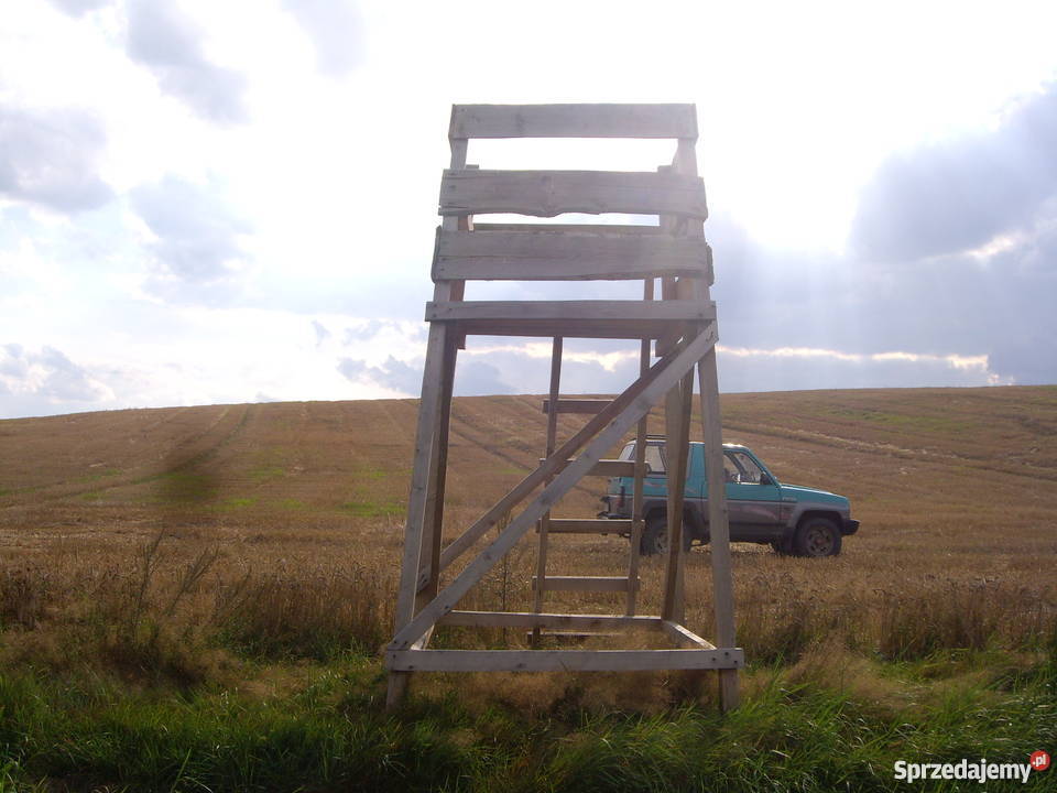 Zwyżka wzwyżka ambona myśliwska polowanie szwedz warmińsko-mazurskie
