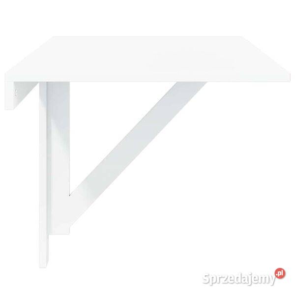 vidaXL Składany stolik kawowy biały o wysokim Warszawa