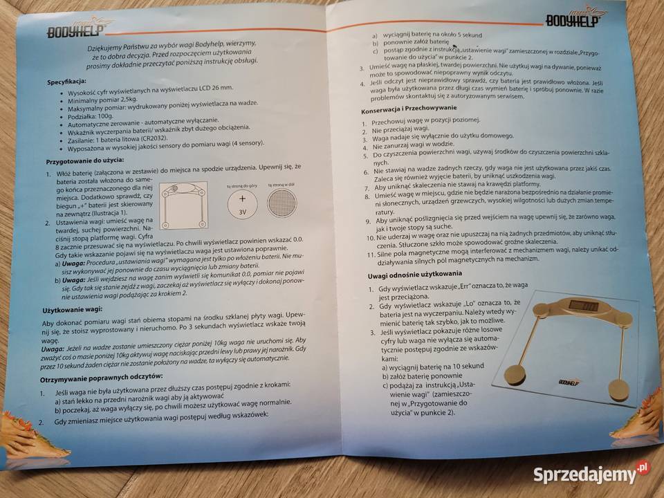 Sprzedam wagę łazienkową
