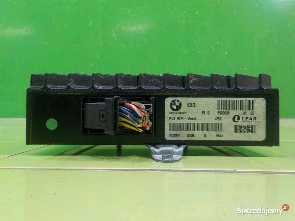 BMW X3 E83 30 B AUT 04r 5D wzmacniacz audio osobowe Sprzęt audio fabryczny Suków