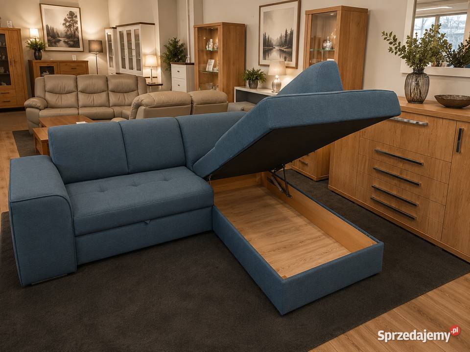 Nowy Narożnik MALTA 260 x 200 z Pufą w OUTLET 40