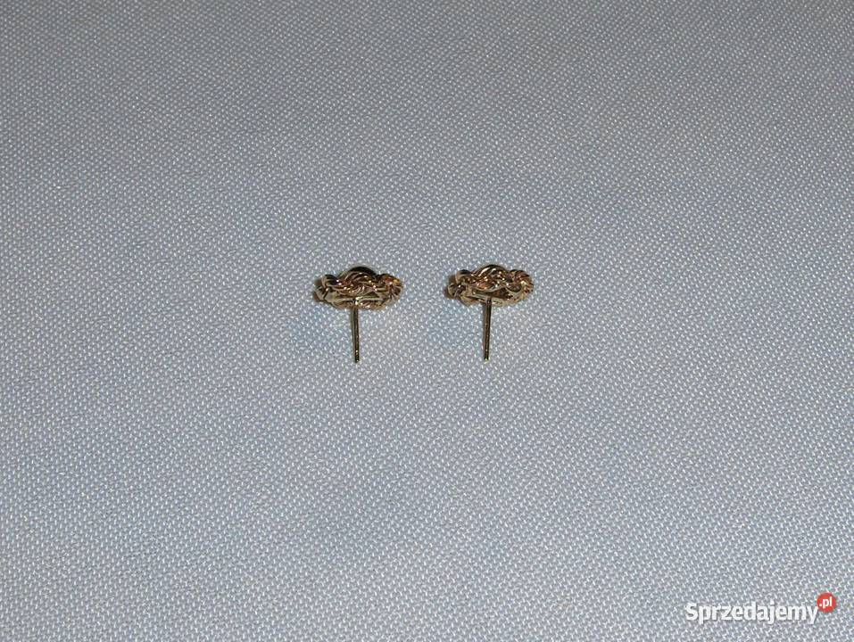 Kolczyki złote Kwiaty 585 2g Łódź