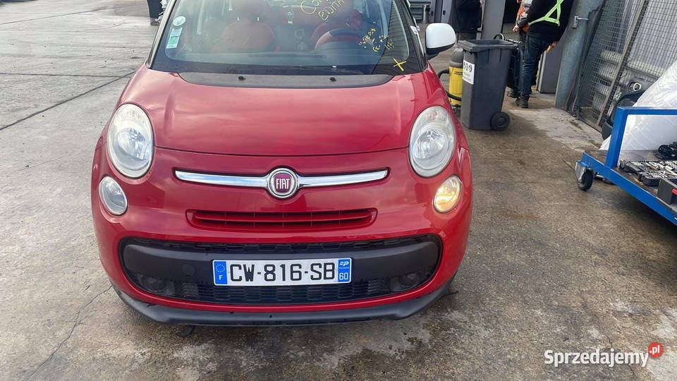 FIAT 500L MASKA ZDERZAK PRZÓD LAMPY CHŁODNICE