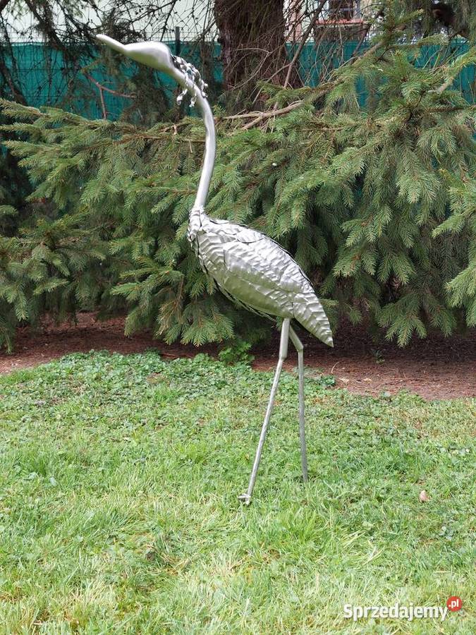 Stalowa figura dekoracyjna stalowy ptak Wrocław