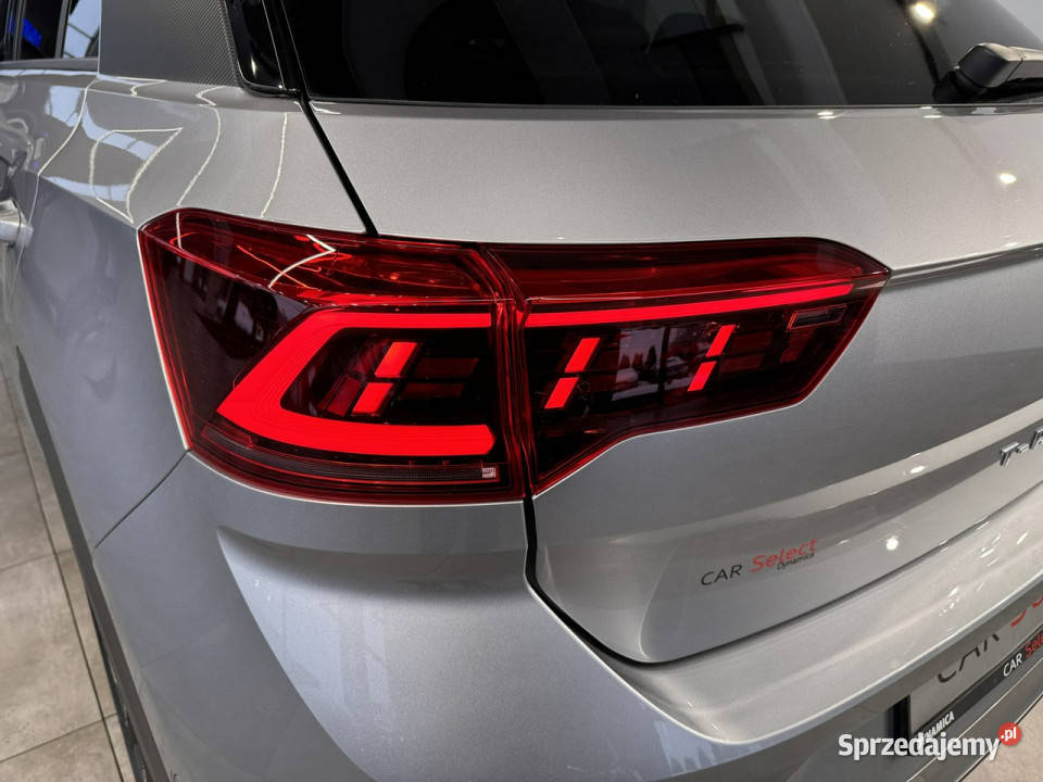 Volkswagen TRoc VAT 23 RLine 15TSI 150 DSG 2022 srebrny Myślenice