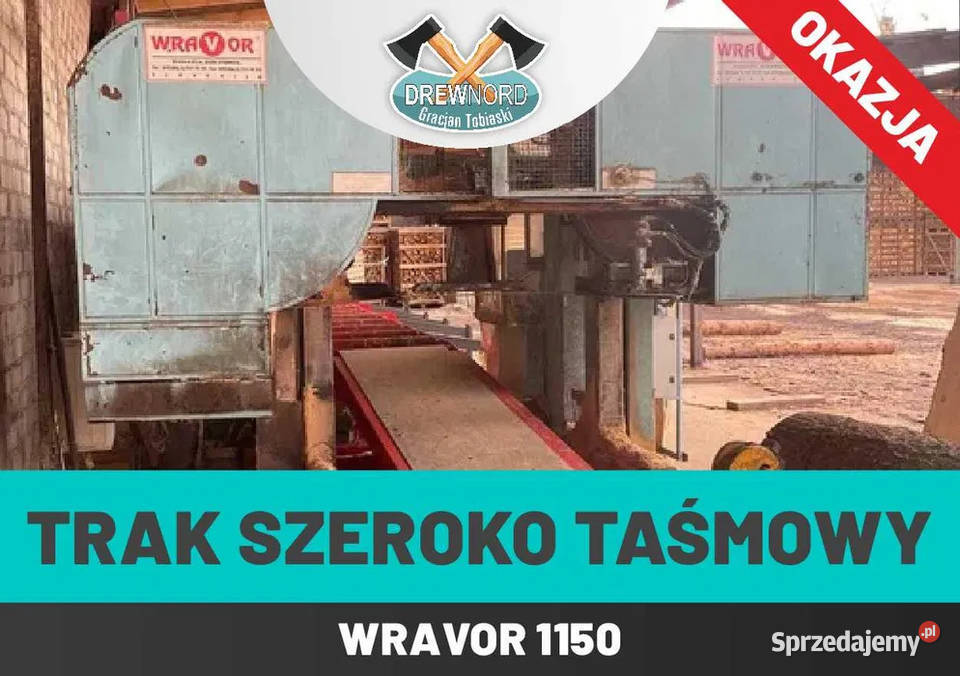 TRAK Szeroko taśmowy WRAVOR 1150 Kabina Stół Gościcino