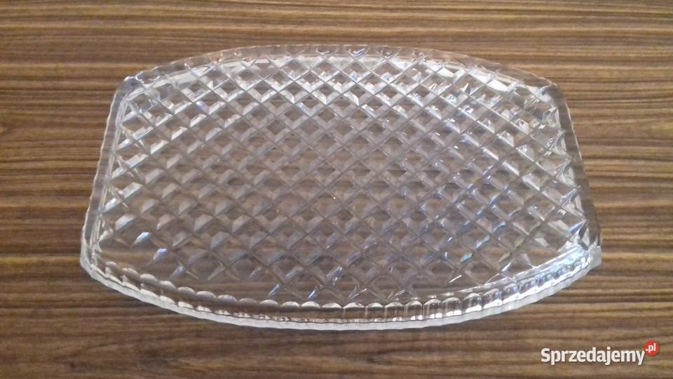 Patera kryształowa prostokątna Vintage do Kraków