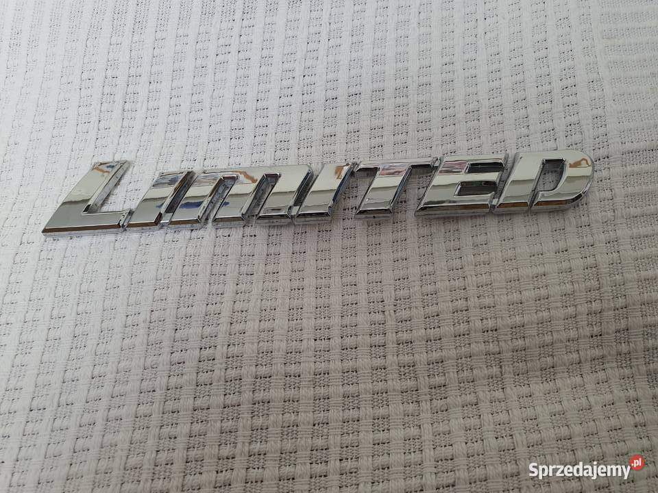 EMBLEMAT LIMITED EDITION 3D Gadgety motoryzacyjne Poznań