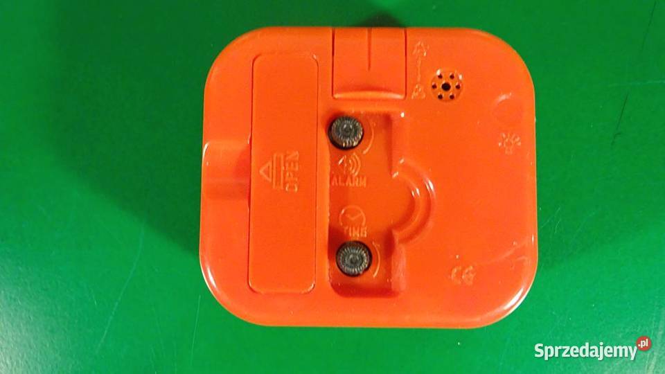 Budzik Bo Sheng mały 80x75x30 na baterię 1xAA śląskie