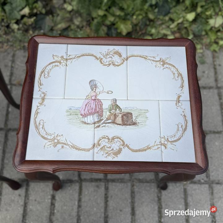 ARTexpert Stolik stoliki trojak trojaki Ludwik Dobrzany sprzedam
