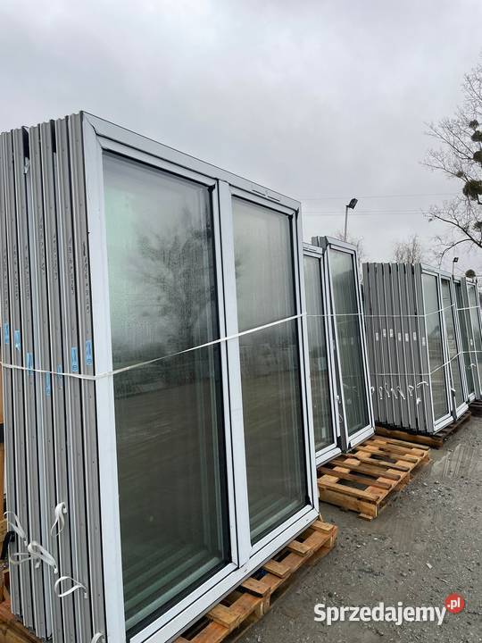 Okno balkonowe czarny mat 80x220 90x220 86x214 dolnośląskie Wrocław