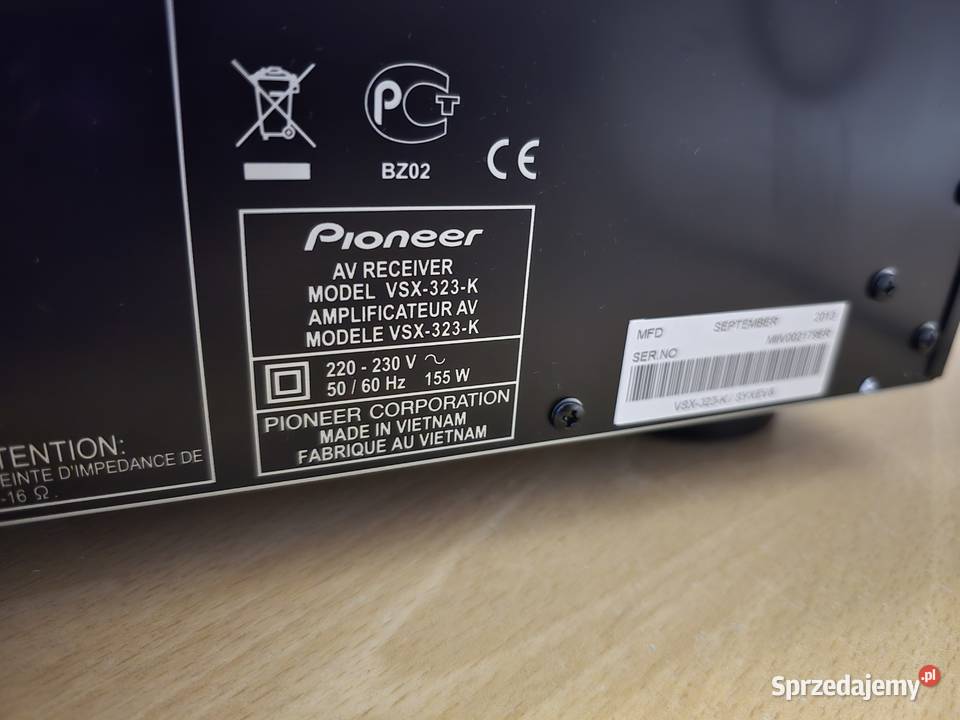 Pioneer VSX323K nowy Suchedniów
