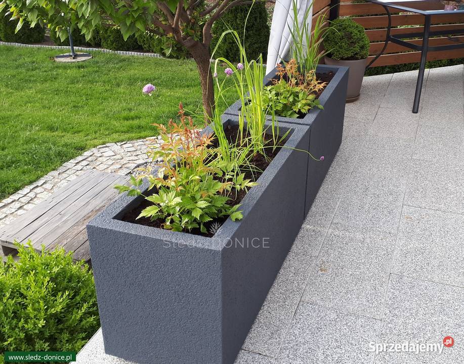 NIE betonowe Duże donice na Wymiar ŚledźDONICE Wrocław