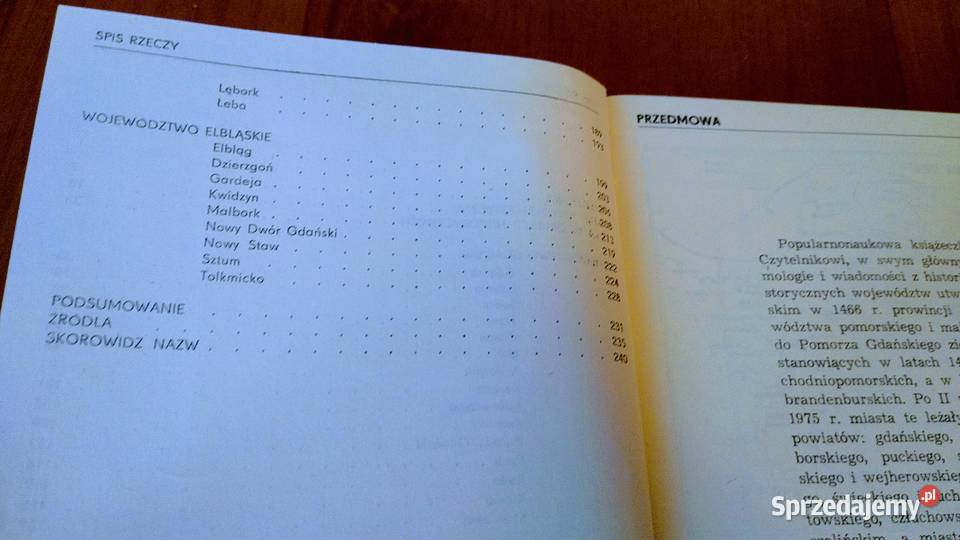Nazwy miast Pomorza Gdańskiego Górnowicz Brocki Książki naukowe i popularnonaukowe Gdańsk