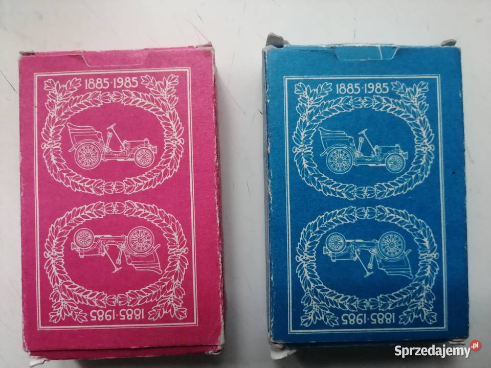 Karty do gry Stulecie Motoryzacji 1885 1985 PRL małopolskie Kraków