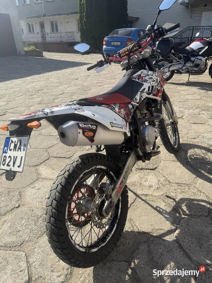 Motocykl Beta RR125 4t nieuszkodzony Wąbrzeźno