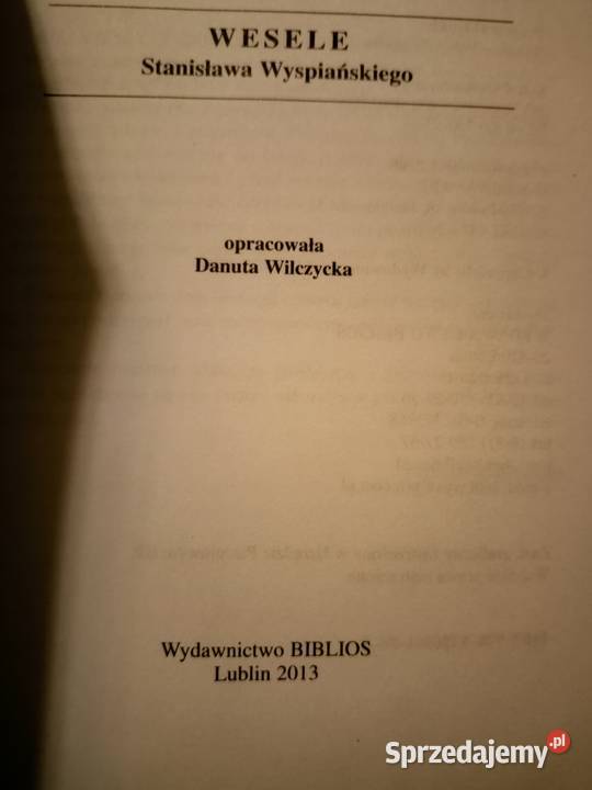 Wesele Wyspiańskiego Biblioteka Analiz mazowieckie Warszawa