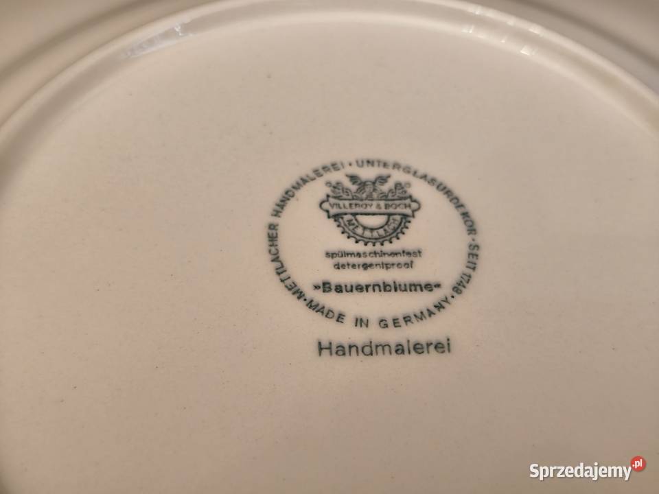 Talerz płaski Villeroy Boch Bauernblume lubelskie
