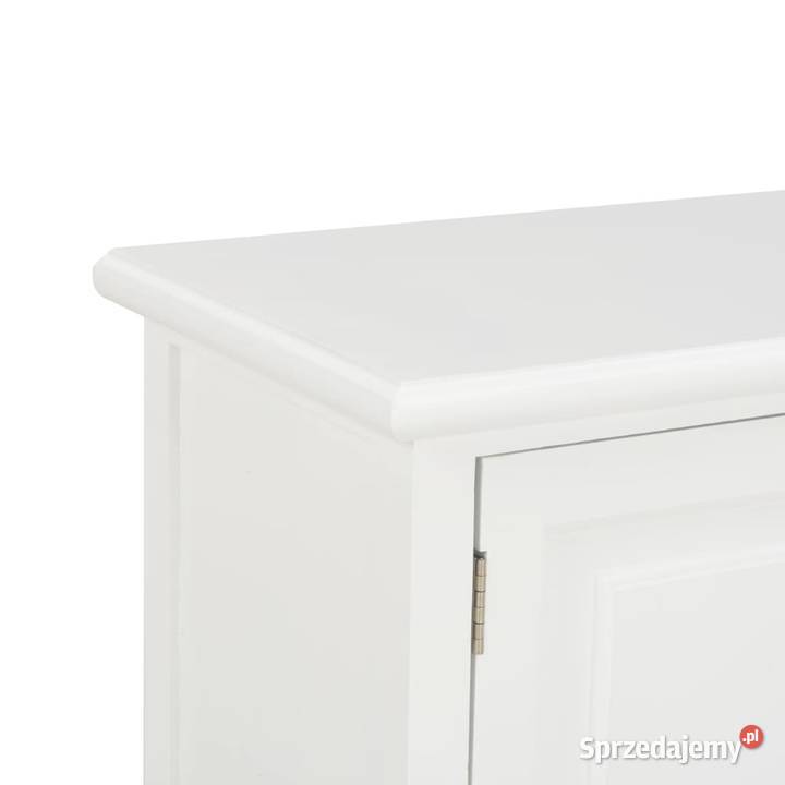 vidaXL Szafka pod TV biała 90x30x40 drewniana mazowieckie sprzedam