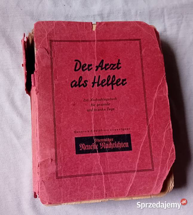 Der Arzt als Helfer poradnik medyczny w Antykwariat
