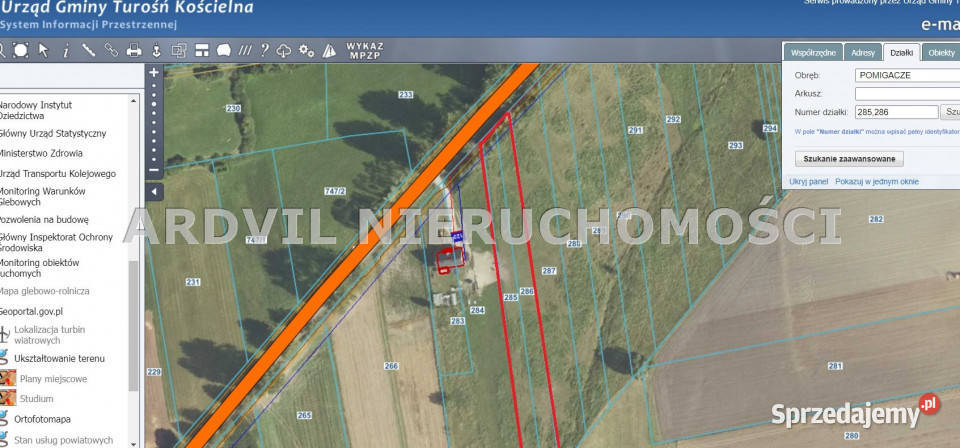 Ogłoszenie ziemia 3745 metrów Pomigacze podlaskie