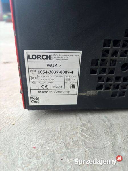 Spawarka TIG LORCH T250 DC ControlPro Kozłów