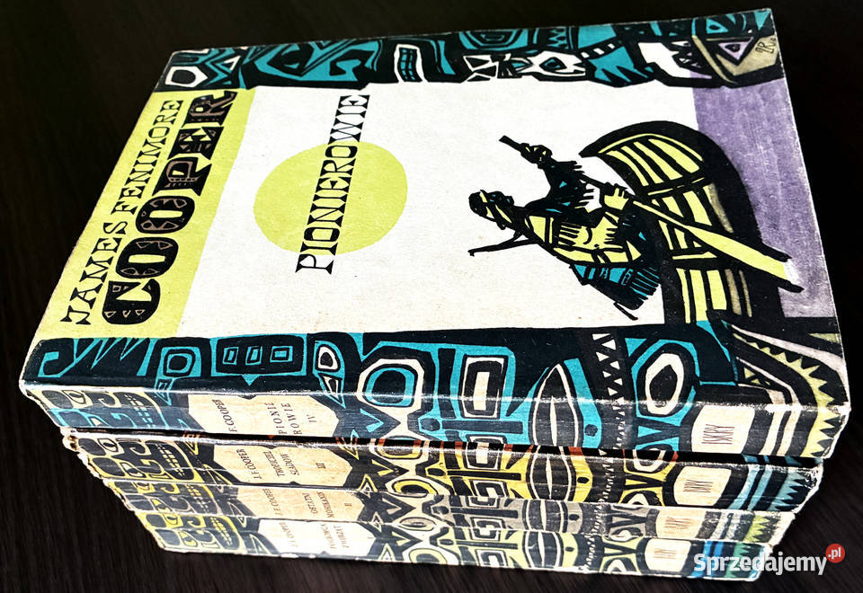 4 X JAMES FENIMORE COOPER stare wydanie Ostatni Łódź