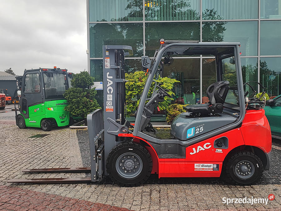 Wózek widłowy JAC CPQYD25 triplex 45 m 25 t lpg Kęty