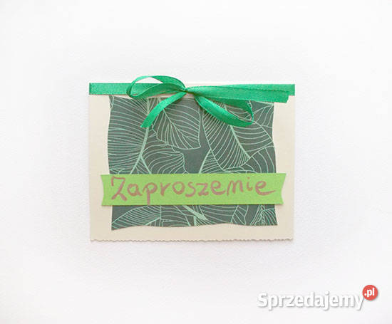 zielone zaproszenia ogólne boho zaproszenia bez kujawsko-pomorskie Bydgoszcz