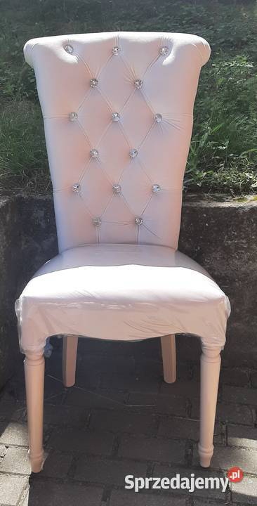 krzesło w stylu glamour 49cm