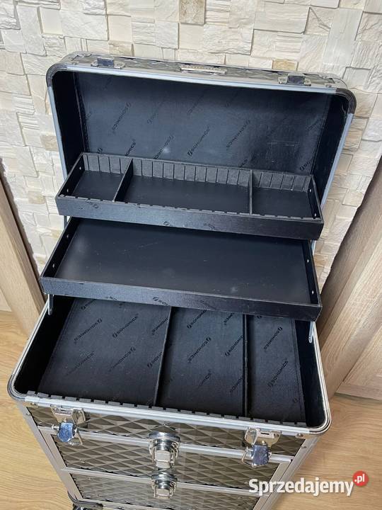 Walizka Songmics kosmetyczna kuferek na kółkach kujawsko-pomorskie Świecie sprzedam