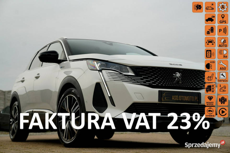 Peugeot 3008 GT ful led skóra masaze ACC kamery ogrzewanie postojowe Otmuchów