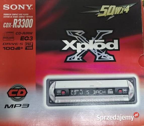 Radio CDMP3 Sony CDXR3300 DriveS Xpld