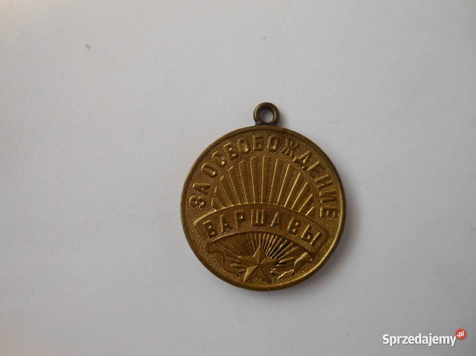 Ruski medal z okazji wyzwolenia Warszawy