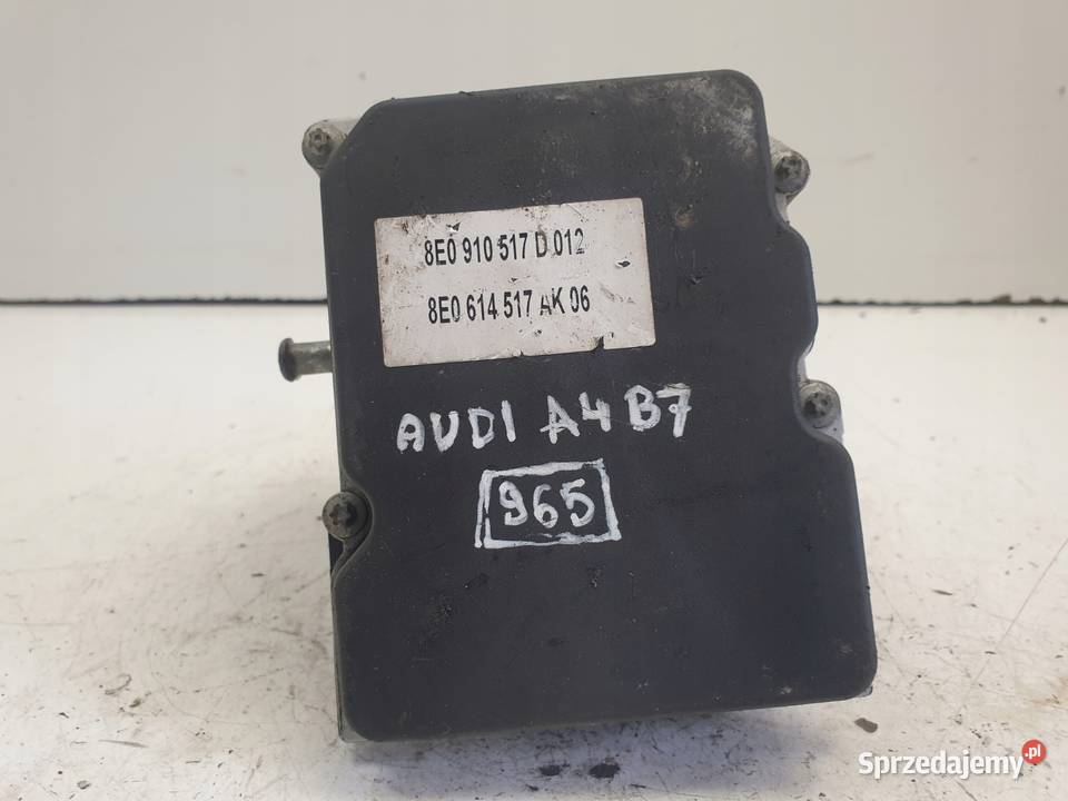 Audi A4 B7 POMPA ABS Sterownik 8E0910517D osobowe lubelskie Rudka