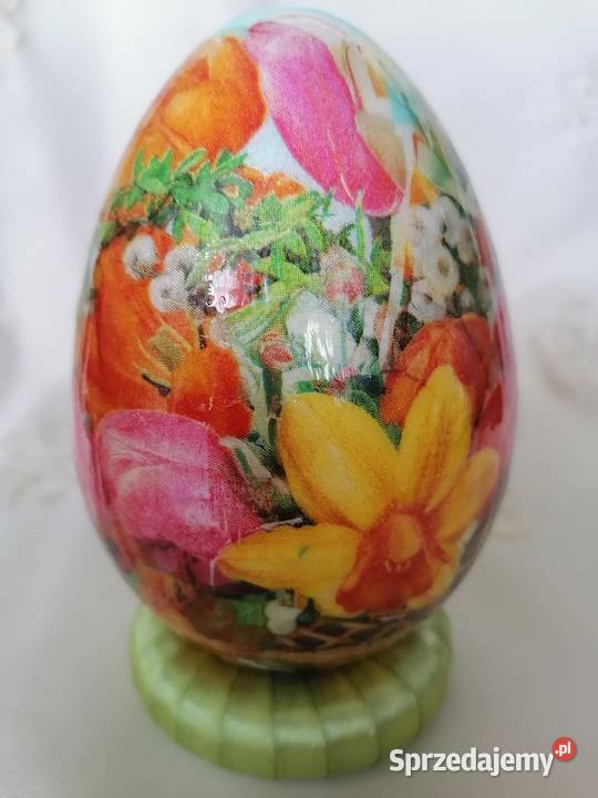 jajko pisanka ozdoba 12 hand made OKAZJA wielokolorowy mazowieckie Sierpc