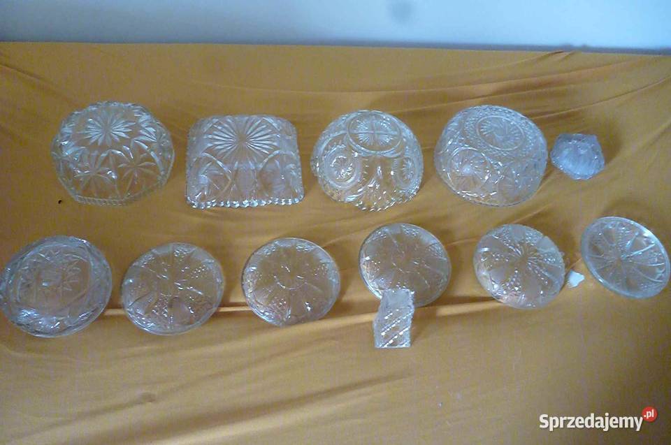 KRYSZTAŁY KOMPLET ZESTAW PRL Antyki, Sztuka, Kolekcje