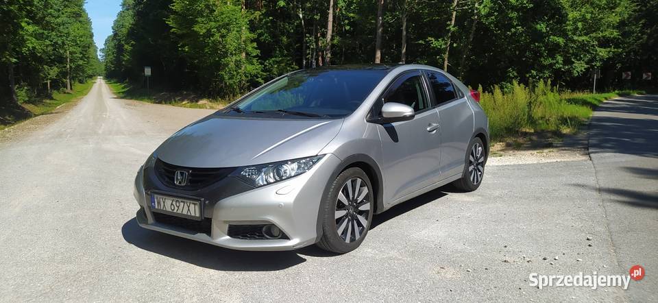 Honda Civic IX 22 diesel 200 panorama full srebrny Kozienice