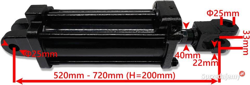 Mocny Siłownik Hydrauliczny MTZ BELARUS C100x200 Pozostałe Solec Kujawski