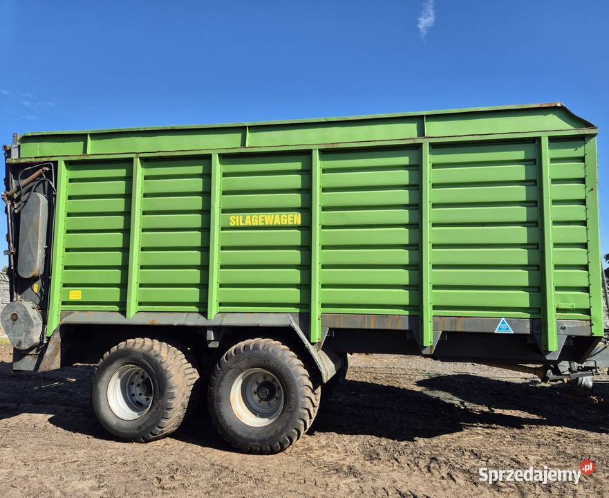 Przyczepa Hawe SLW 30 do odwozu kukurydzy trawy nieuszkodzony wielkopolskie Przedecz sprzedam