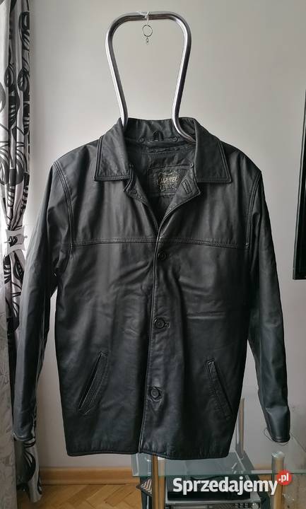KURTKA SKÓRZANA MĘSKA CZARNA KLASYCZNA MAREL łódzkie Łódź