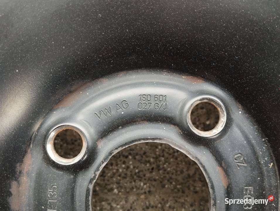 Felga Vw 14 4x100 5J ET35 UP Skoda Citigo Seat Średnica 14" Kamieniec