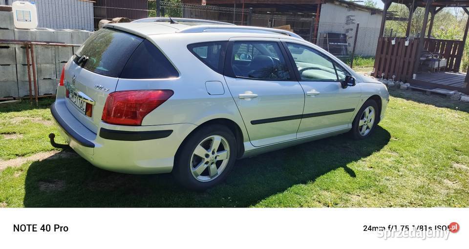 Peugeot 407 SW 2007r 20 HDi 222000 przebiegu garażowany