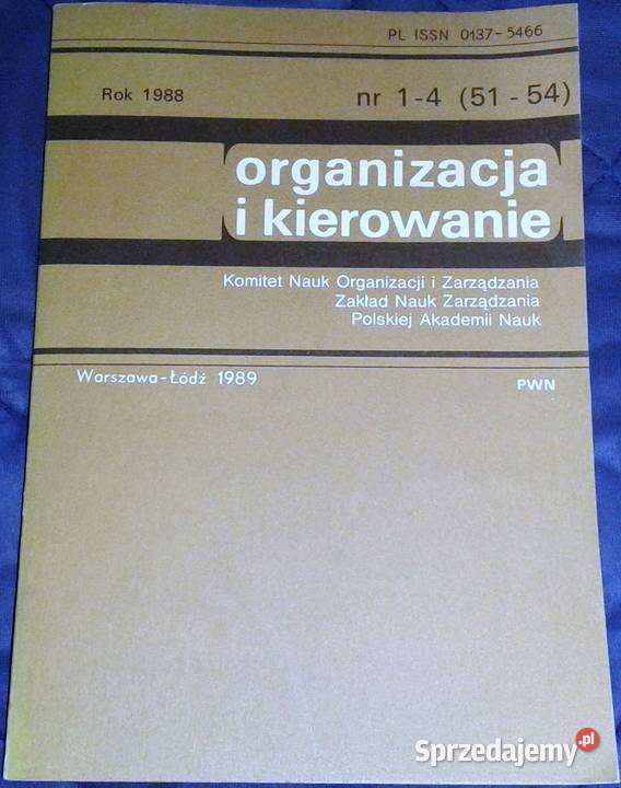 Organizacja i kierowanie 14 5154 Red B Gliński Chełm