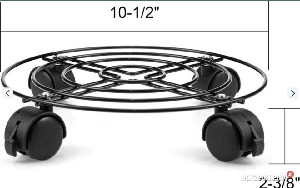 Nowe 2 wózki na rośliny stojak z kółkami Kwietniki śląskie Poraj