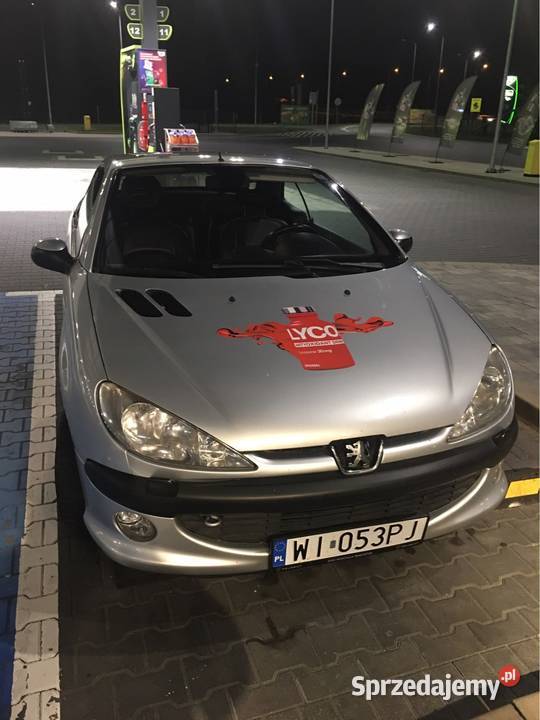 Peugeot 206 CC 20 16v Cabrio Tanio 140KM podlaskie Białystok sprzedam